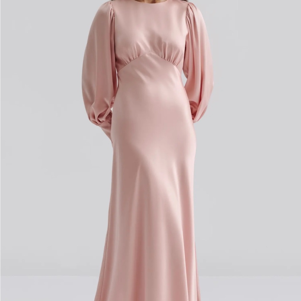 Elegant Pink Evening Gown